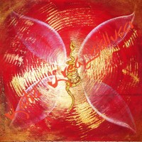 Titolo: Inizio Dimensione cm 50x50 su legno Tecnica misto meterico Pigmentato