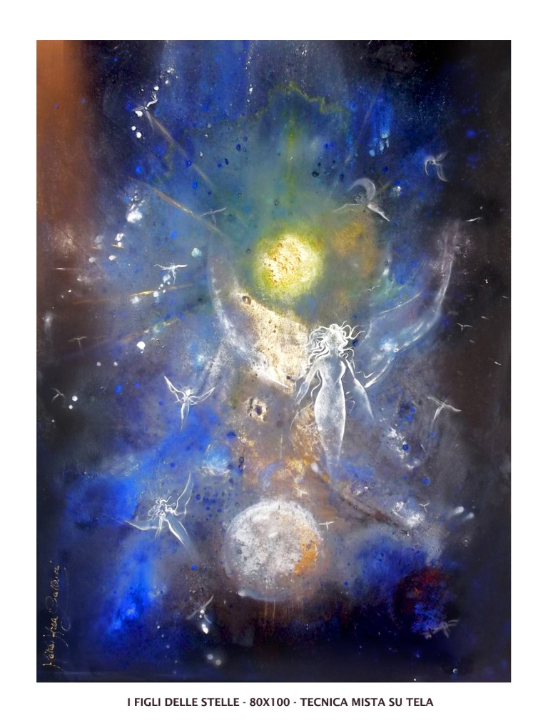 I Figli delle Stelle - 100x80 tecnica mista su tela