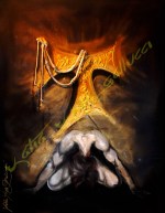 Mi spoglio di me per essere Te*, ispirato a San Francesco d'Assisi - Divinità Occidentale Tecnica: Misto Materico Pigmentato su Tela